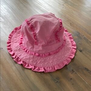 🌷5/$20🌷 Calikids Pink Ruffled Sun Hat XL